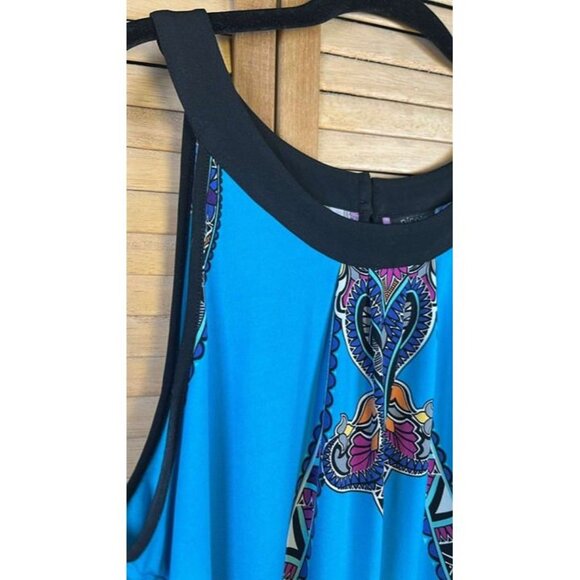 Nicole by Nicole Miller Sleeveless Halter Like Top MCM Vibes in XL - Picture 6 of 11